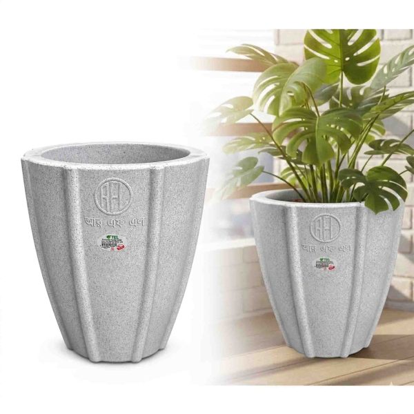 14 Inch RFL ROTO Plant Care Planter (Design White)