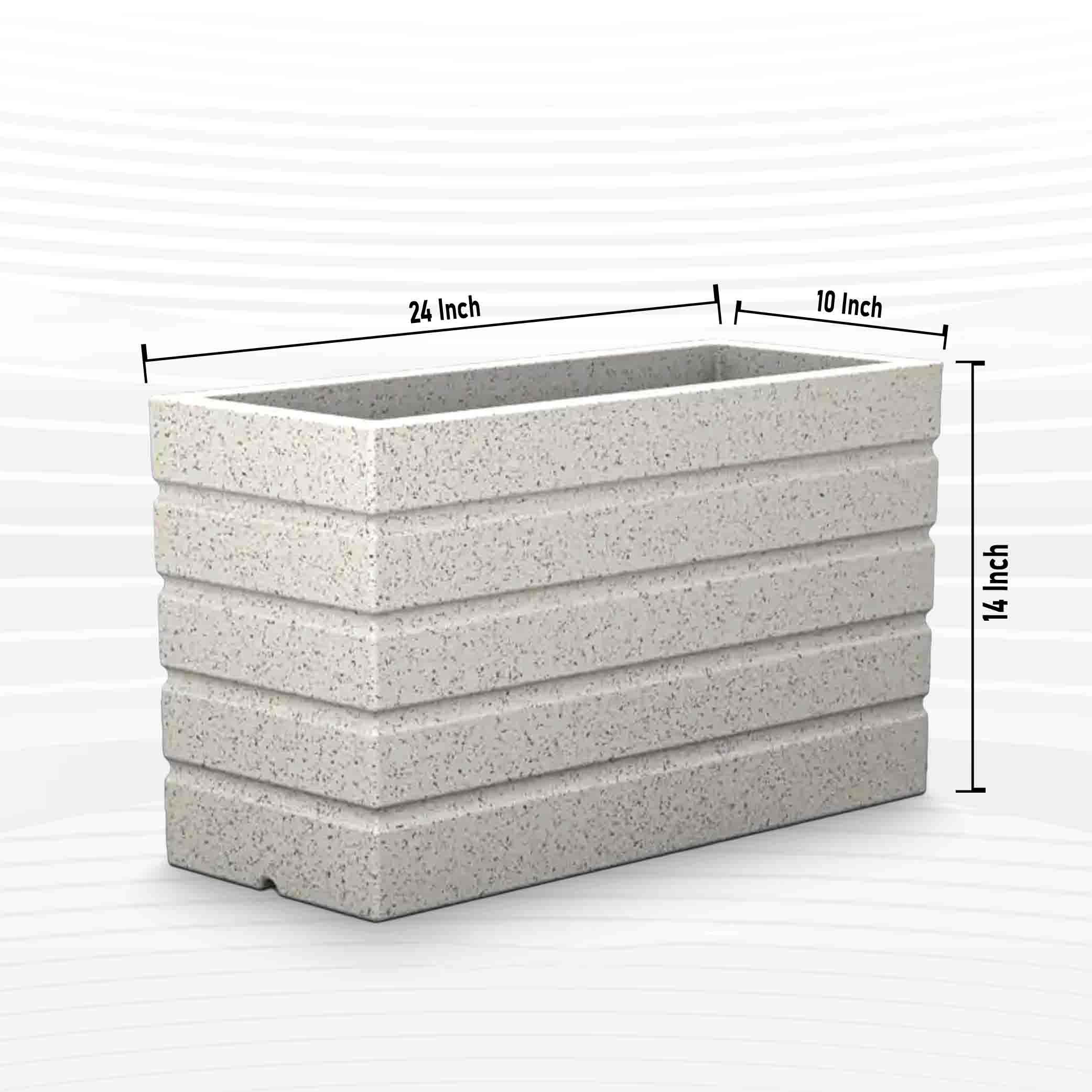 RFL ROTO Square Plant Care Planter - 24 Inch