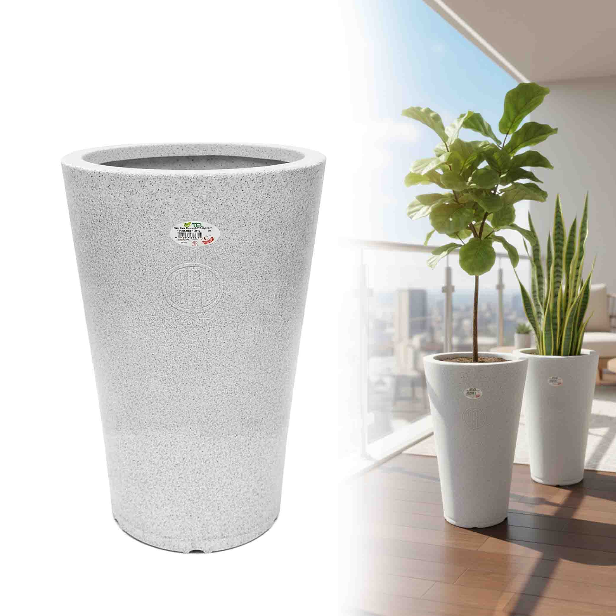 RFL ROTO Plant Care Planter (12X22 Inch) ROTO CYLINDER.