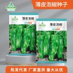 Thin-Skinned Pickled Pepper Seeds (হাইব্রিড পাতলা খোসার কাঁচামরিচ বীজ - ১০০ পিস প্যাকেট)