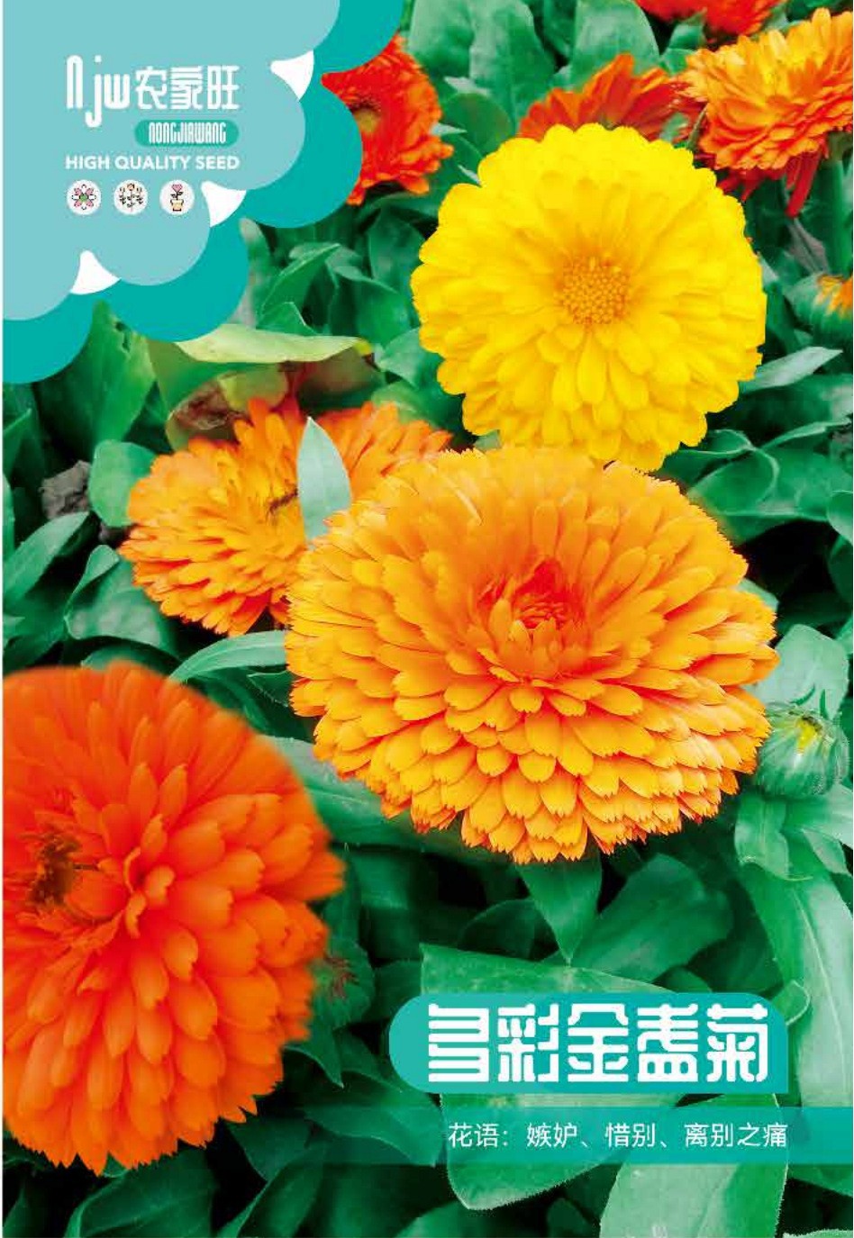 উন্নত জাতের গাঁদা ফুলের বীজ (Marigold Seeds - 150 pcs)
